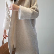 Korean Autumn Spring Long Cardigan Female Open Stitch Loose Long Sleeve Knitted Cardigans Sweater Women Cardigan Feminino