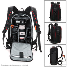 Water-resistant DSLR Backpack Camera Video Bag Shockproof Photography Padded for Nikon Canon Sony DSLR Camera Lens Accessories