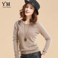 YuooMuoo High Quality Cashmere Sweater Women Winter Pullover Solid Knitted Sweater Top for Women Autumn Female Oversized Sweater