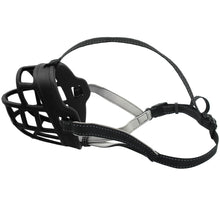 Soft Rubber Dog Training Muzzle Adjustable Straps Silicon Basket Anti-Bite Pet Muzzles For Small Medium Large Dogs Black Red