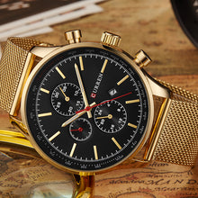 CURREN Men's Quartz Watches Fashion Casual Full Steel Sports Watches Men Business relojes Quartz watch Relogio Masculino 8227