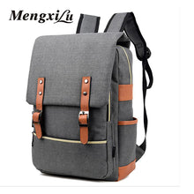 2017 Vintage Women Canvas Backpacks For Teenage Girls School Bags Large High Quality Mochilas Escolares New Fashion Men Backpack