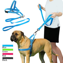 No Pull Reflective Dog Leash Harness Set Pet Leash Vest For Small Meduim Large Dogs Perfect for Daily Training Walking XXS-L