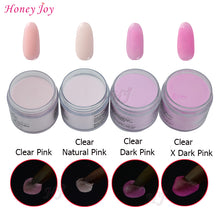 28g/Box French White Dipping Powder No Lamp Cure Nails Dip Powder Clear Pink Gel Nail Powder Natural Dry For Nail Salon