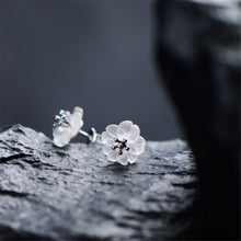 Lotus Fun Real 925 Sterling Silver Natural Crystal Handmade Fine Jewelry Flower in the Rain Stud Earrings for Women Brincos