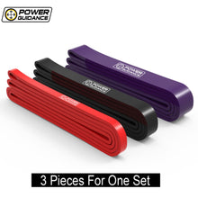 POWER GUIDANCE 3pcs/Set Fitness Rubber Pull Up Resistance Bands Power latex Band Loop Strap Expander Hanging workout Free Bag