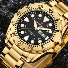 relogio masculino NAVIFORCE Watches Men Luxury Brand Sport Quartz Watch Men's Waterproof Military Clock Man Full Steel Watch