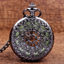 Vintage Classic Steampunk Bronze Pocket Watch Men Auto Stainless Steel Mens Woman mechanical pocket watch for free shipping