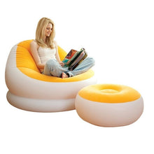Inflatable leather seat recliner cr PVC creative leisure sofa FREE SHIPPING