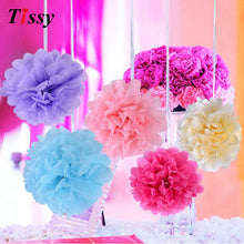 30pcs mixed 3 sizes (6",8",10") Tissue Paper Pom Poms Flower Balls, Wedding Pom Poms, Baby Shower, Nursery, Wedding Decoration