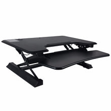 Shellhard 90x60CM Laptop Desk Standing Adjustable Height Stand Up Desk Computer Desk Table Workstation Black
