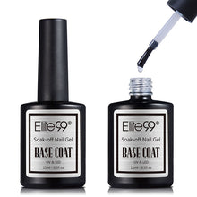 Elite99 15ml Soak Off UV Gel Nail Polish Base Coat + NO Wiping Top Coat Long Lasting Primer Foundation Gelpolish Nail Art Set
