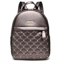 Women Backpacks 2017 Hot Sale Fashion Causal Bags High Quality Bead Female Shoulder Bag PU Leather Backpacks For Girls