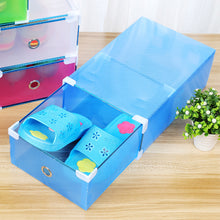 NEW5PCS Eco-Friendly Shoe Storage Box Case Transparent Plastic Storage Box Rectangle PP Shoe Organizer Thickened drawer Shoe Box