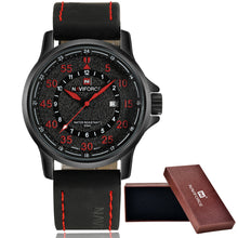 NAVIFORCE Brand Fashion Casual Watches Men's 3ATM Waterproof Quartz Watch Men Date Clock Man Leather Army Military Wristwatch