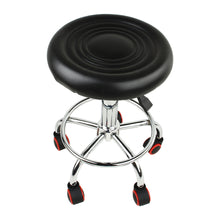 5 Rolls Leather Stool Height Adjustable Bar Chair Work Rotating Chair Swivel Stool Adjustable Bar Stools Swivel Banqueta