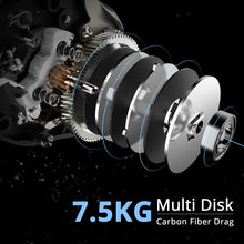 KastKing Stealth Super Light Carbon Body 169.5g 7.0:1 Fresh/Salt Water Baitcasting Fishing Reel Lure Fishing Reel