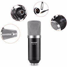 Neewer NW-700 Condenser Microphone & NW-35 Scissor Arm Stand XLR Cable and Mounting Clamp & NW-3 Pop Filter Phantom Adapter Kit