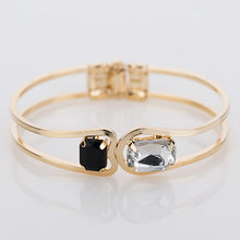 YFJEWE Fashion Women Bracelet gold color Elegant Jewelry Fashion Bud Crystal Bracelets Bangles Christmas Gifts For Women B004