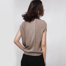 Wool Soft Elastic Sweaters and Pullovers Heap Collar Short Sleeve Summer Women Cashmere Sweater Female Brand jumpers Pullover