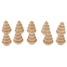 10pcs Peg Dolls DIY Craft Accessory Wooden Christmas Tree Ornament Merry Christmas Decoration New Year Supply