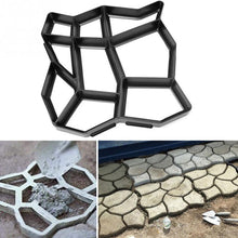 Plastic path maker mold 43.5*43.5cm manually paving cement brick stone road concrete molds DIY plastic mold for garden