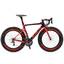 SAVA 700C Road Bike T800 Carbon Fiber Frame Cycling Bicycle SHIMANO Ultegra 6800 22 Speed Bicicleta 88MM Wheelset and 25C Tire