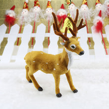 New 1pcs Xmas Elk Plush Simulation New Year Christmas Decorations Christmas Ornaments for Home Christmas Gift Navidad Noel,T