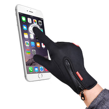 Outdoor Sports Hiking Winter Bicycle Bike Cycling Gloves For Men Women Windstopper Simulated Leather Soft Warm Gloves