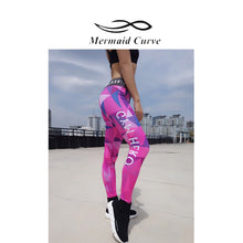 Mermaid Curve Fitness leggings Women Workout gym Hero Print Yoga Pants stripe camouflage sports Leggings Fitness Stretch Trouser