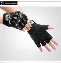 ROBESBON Half Finger Knight Bicycle Gloves Gel Motocross Mittens Guantes Ciclismo Sport Training Luva Bike Cycling Gloves