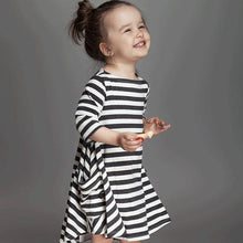 2017 Mother Daughter Dresses Casual Spring Summer Striped Family Look Matching Clothes Cotton Mom And Daughter Dress Clothing