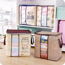 Non-Woven Family Save Space Organizador Bed Under Closet Storage Box Clothes Divider Organiser Quilt Bag Holder Organizer 64500