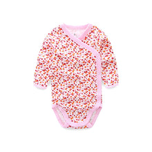 Smiling Babe 3 PCS/lot Fashion Baby Bodysuits Infant Jumpsuit Long Sleeve Baby Clothing Set Summer Christmas Baby Girl Clothes