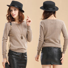 YuooMuoo High Quality Cashmere Sweater Women Winter Pullover Solid Knitted Sweater Top for Women Autumn Female Oversized Sweater