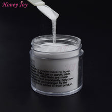 28g/Box French White Dipping Powder No Lamp Cure Nails Dip Powder Clear Pink Gel Nail Powder Natural Dry For Nail Salon