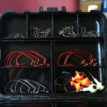 20Kinds 128pcs Fishing Accessories Hooks Swivels Weight Fishing Sinker Stoppers Connectors Sequins Lures Fishing Tackle Box