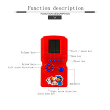 Creative Classic Gifts Tetris Handheld Game Console Baby Kids Educational Toys for Children Boys Funny Play Game
