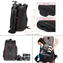 Water-resistant DSLR Backpack Camera Video Bag Shockproof Photography Padded for Nikon Canon Sony DSLR Camera Lens Accessories