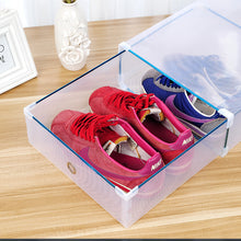 NEW5PCS Eco-Friendly Shoe Storage Box Case Transparent Plastic Storage Box Rectangle PP Shoe Organizer Thickened drawer Shoe Box