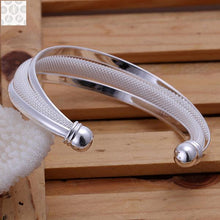 B019 Free Shipping! SGS Test Past Latest Trendy Classic 925 Stamped silver plated jewelry Hot sell Bangle Wholesale Price