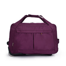 Wheel Luggage Metal Trolley Bags Women's Travel Bag Hand Trolley Bag Travel Suitcase Board Chassis