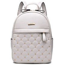 Women Backpacks 2017 Hot Sale Fashion Causal Bags High Quality Bead Female Shoulder Bag PU Leather Backpacks For Girls