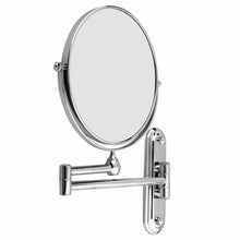8 inch Wall Mounted Extending Folding Round Two Side 3X/5X/7X/10X Magnification Bathroom Mirror Makeup Cosmetic Lady's Mirror