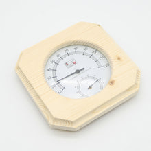 Single Sauna Accessory Wooden Hygrothermograph Thermometer Hygrometer Sauna Room