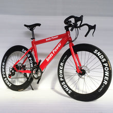 Colorful Road Bike Mountain Bikes 26-inch Steel 21-speed Bicycles Dual Disc Brakes Variable Speed Road Bikes Racing Bicycle