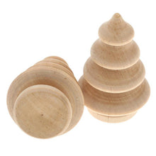 10pcs Peg Dolls DIY Craft Accessory Wooden Christmas Tree Ornament Merry Christmas Decoration New Year Supply