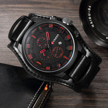 2017 Curren Men's Casual Sport Quartz Watch Mens Watches Top Brand Luxury Quartz-Watch Leather Military Watch Wrist Male Clock