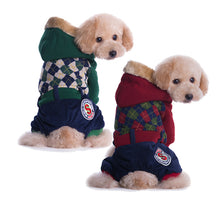 Plaid Pet dog clothes for small dogs jackets coats pet clothes dogs clothes winter cotton pet clothing costume S-XXL