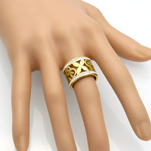 Mopera 2017 New Crystal Rings For Women White Rhinestone Stainless Steel Gold Color Wedding Female Flower Rings Teen Jewelry